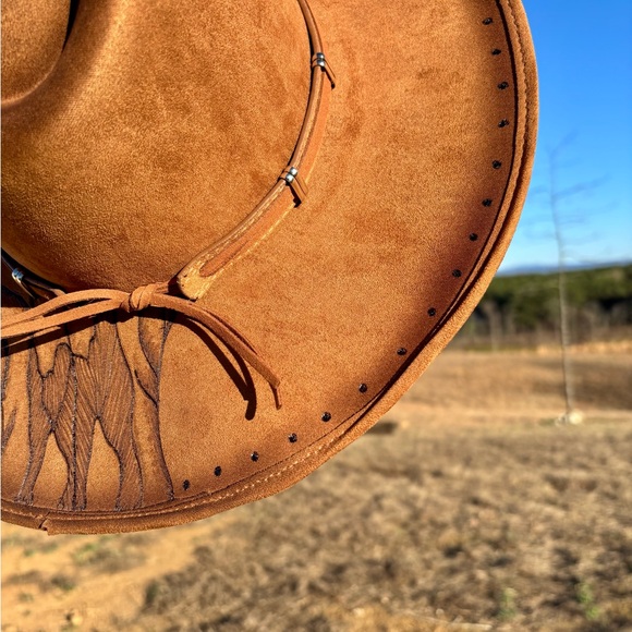 Brown Western Cowboy Hat - Picture 4 of 8